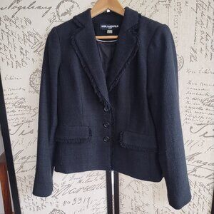 Black Tweed Blazer by Karl Lagerfeld (6)